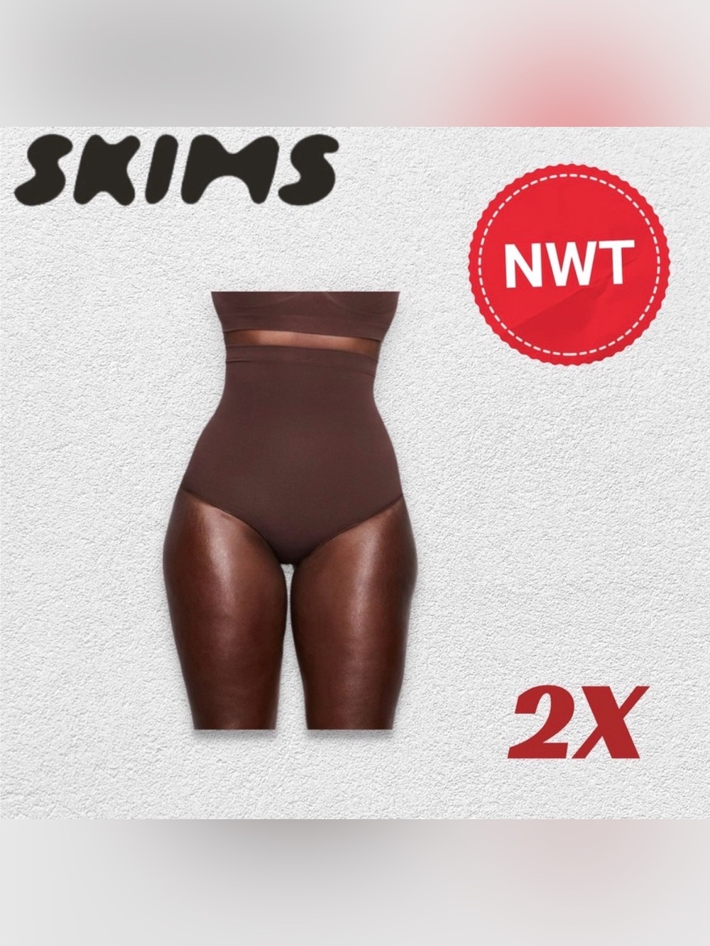 🆕📦NIB SKIMS | 2X | CocoaCore Control Strong High Waisted Brief